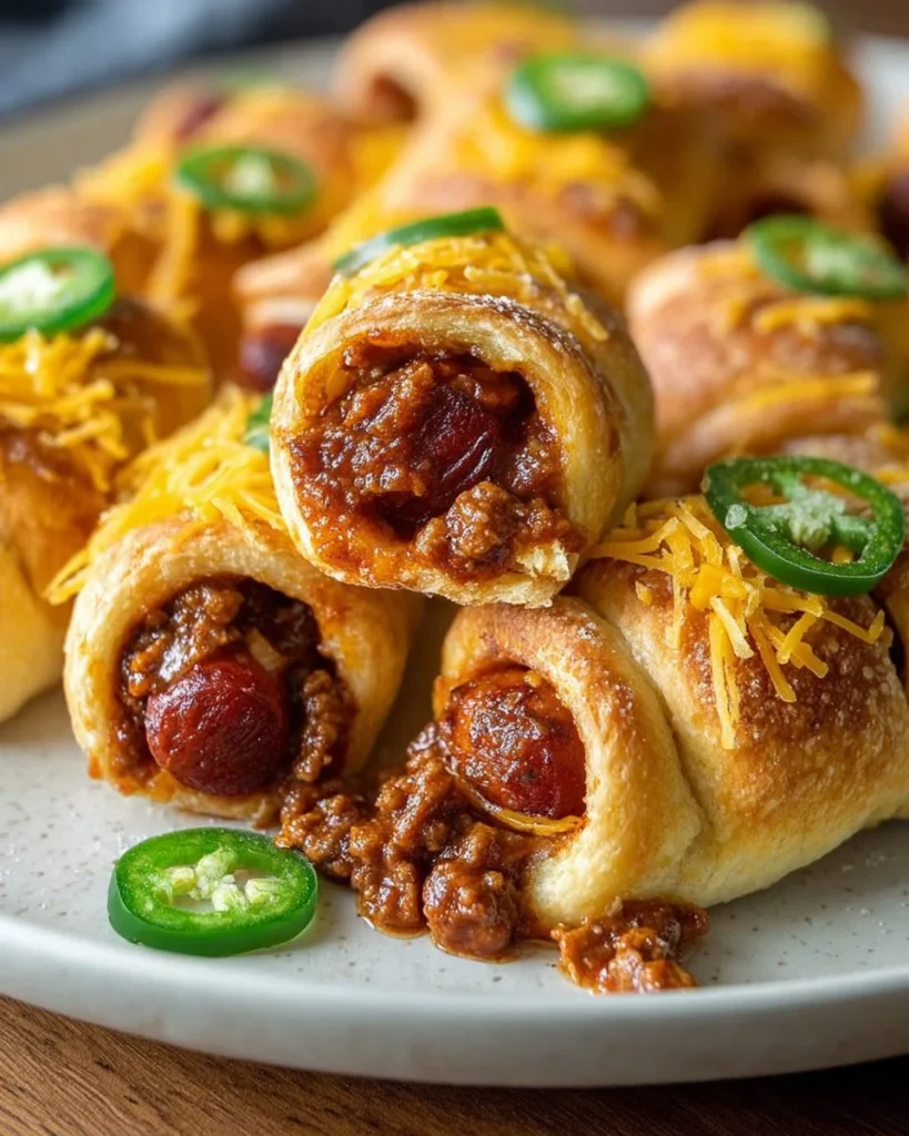 Plate of crispy chili dog poppers served with dipping sauce