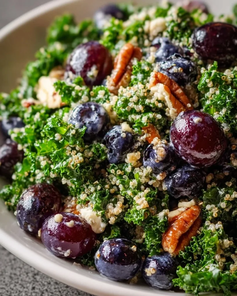 Colorful superfood salad featuring fresh vegetables and nutrient-rich ingredients