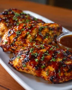 Delicious Easy BBQ Chicken grilled to perfection with a smoky glaze.