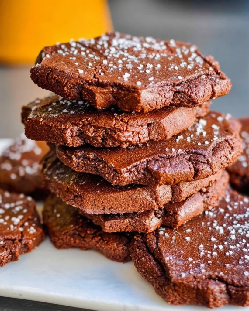 Delicious Mexican Hot Chocolate Cookies topped with chocolate and spices.