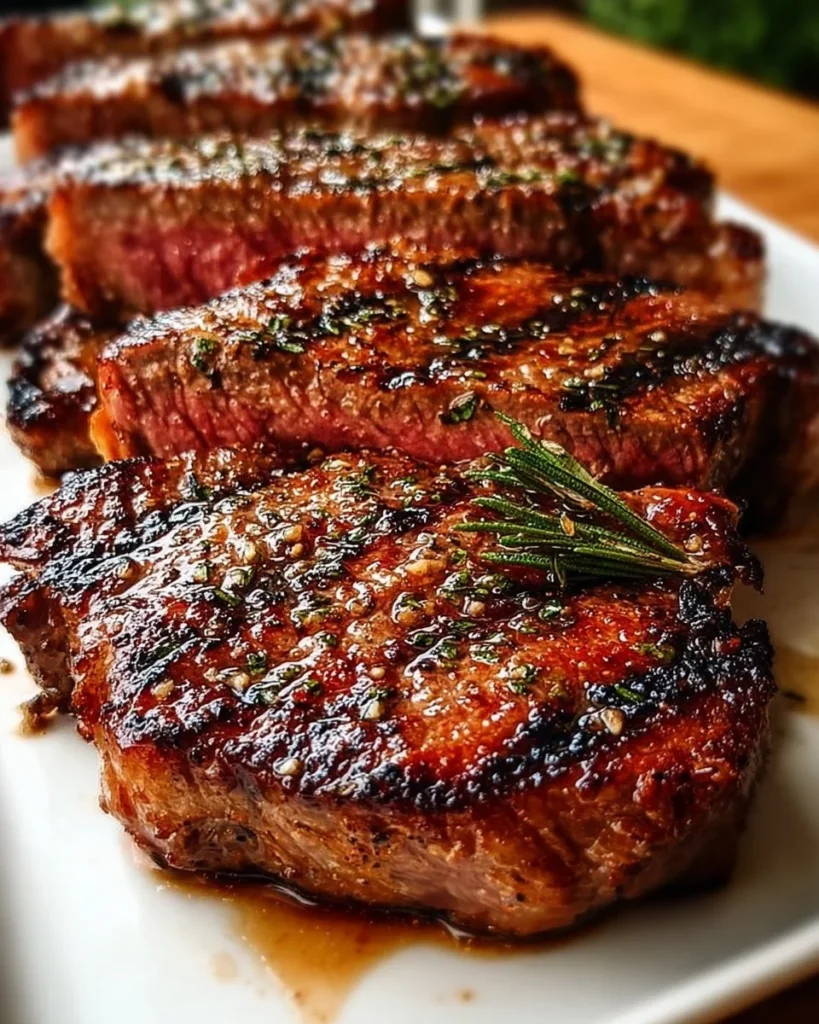 Grilling steaks on a barbecue for perfect flavor and texture