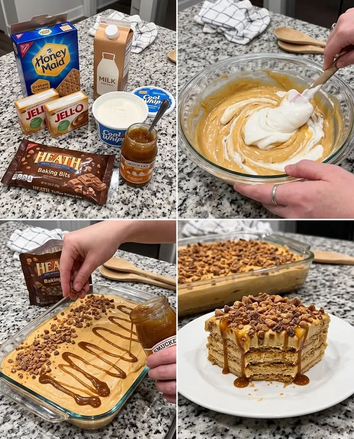 Delicious Better-Than-Anything Icebox Cake featuring layers of creamy goodness and chocolate.