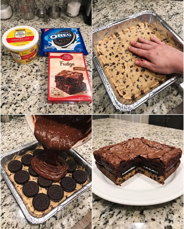 Delicious ultimate layered brownies with chocolate and layers of flavor.
